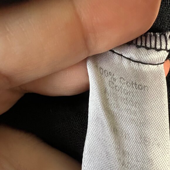 Michael Stars Gauzy Sleeveless Top Size XS Black Peplum Button Detail Sleeveless - Picture 4 of 5